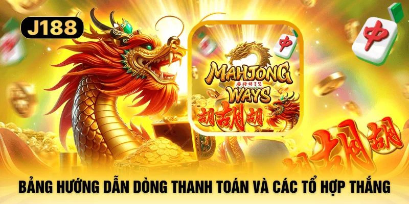 Bảng hướng dẫn dòng thanh toán và các tổ hợp thắng